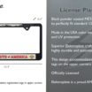 Scouting America Activity Black Standard License Plate Frame image 3