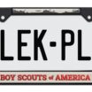 Scouting America Activity Black Standard License Plate Frame image 1