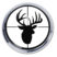Buck Target Chrome Emblem image 1