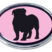 Bulldog Pink Chrome Emblem image 1
