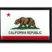 California Flag Black Metal Car Emblem image 1