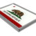 California Flag Chrome Emblem image 2