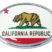 California Flag Chrome Emblem image 1