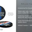 Camaro Rally Stripe 2-Pack Silicone Car Coasters image 4