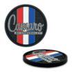 Camaro Rally Stripe 2-Pack Silicone Car Coasters image 1
