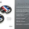 Camaro Stripe Ceramic Car Coasters – 2 Pack image 3