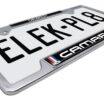 Camaro Gen 3 Chrome Open License Plate Frame image 5