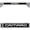 Camaro Gen 3 Chrome Open License Plate Frame image 1