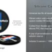 Camaro Retro 2-Pack Silicone Car Coasters image 4