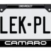 Camaro Gen 3 Black License Plate Frame image 6