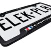Camaro Gen 6 Black Open License Plate Frame image 6