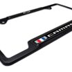 Camaro Gen 6 Black Open License Plate Frame image 4
