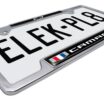 Camaro Gen 6 Chrome Open License Plate Frame image 4