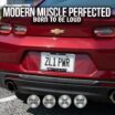 Camaro Gen 6 Chrome Open License Plate Frame image 2