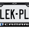 Camaro Gen 6 Black License Plate Frame image 6