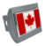 Canada Chrome Flag Brushed Chrome Hitch Cover image 3