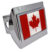 Canada Chrome Flag Chrome Hitch Cover image 1
