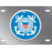 Coast Guard Seal on Stainless Steel License Plate image 2