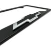 Chevy Black Bowtie Black Open License Plate Frame image 4
