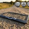 Chevy Black Bowtie Black License Plate Frame image 2