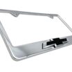 Chevy Black Bowtie Chrome License Plate Frame image 7