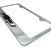 Chevy Black Bowtie Chrome License Plate Frame image 6