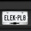 Chevy Black Bowtie Chrome License Plate Frame image 5