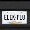 Chevy Gold Bowtie Brushed Chrome Open License Plate Frame image 5