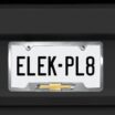 Chevy Gold Bowtie Chrome Open License Plate Frame image 5