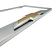 Chevy Gold Bowtie Chrome Open License Plate Frame image 4