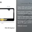 Chevy Gold Bowtie Black License Plate Frame image 3