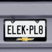 Chevy Gold Bowtie Black License Plate Frame image 5