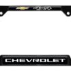 Chevy 4x4 Open Black License Plate Frame image 4