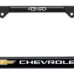 Chevy 4x4 Standard Black License Plate Frame image 4