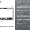 Chevy 4x4 Standard Chrome License Plate Frame image 3