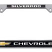 Chevy Silverado Standard Chrome License Plate Frame image 4
