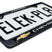 Chevrolet Tahoe Black Metal License Plate Frame image 6