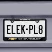 Chevrolet Tahoe Black Metal License Plate Frame image 5
