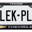 Chevrolet Tahoe Black Metal License Plate Frame image 4