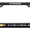 Chevrolet Tahoe Black Metal License Plate Frame image 1