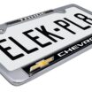 Chevrolet Tahoe Chrome Metal License Plate Frame image 6