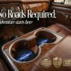 Chevrolet Vintage Blue Silicone Car Coasters image 2