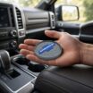 Chevrolet Vintage Gray Silicone Car Coasters image 3