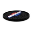 Chevrolet Vintage Red White Blue Silicone Car Coasters image 5