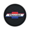 Chevrolet Vintage Red White Blue Silicone Car Coasters image 4