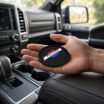Chevrolet Vintage Red White Blue Silicone Car Coasters image 3