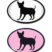 Chihuahua 3D Decal 2-Pack image 1