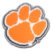 Clemson Orange Chrome Emblem image 1