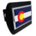 Colorado Flag Black Hitch Cover image 1