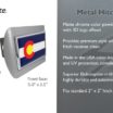 Colorado Brushed Chrome Hitch Cover image 3
